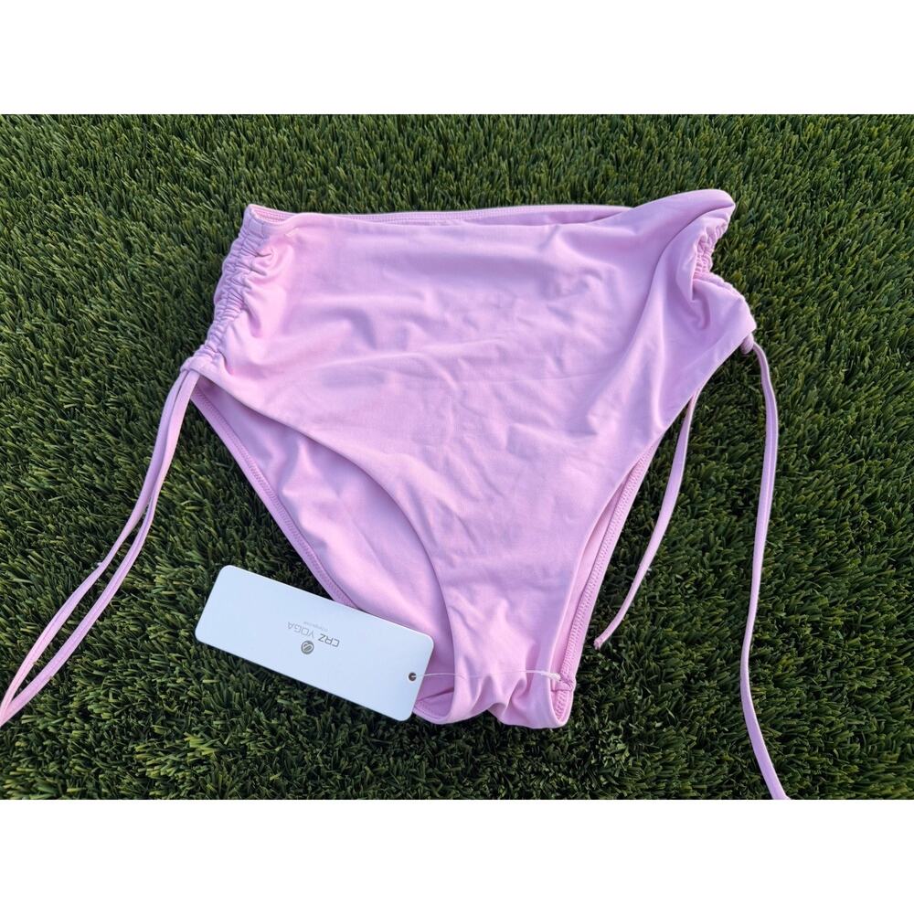 CRZ Yoga Swim Bottoms Women's Size Small Bikini High Waisted Lavender NWT